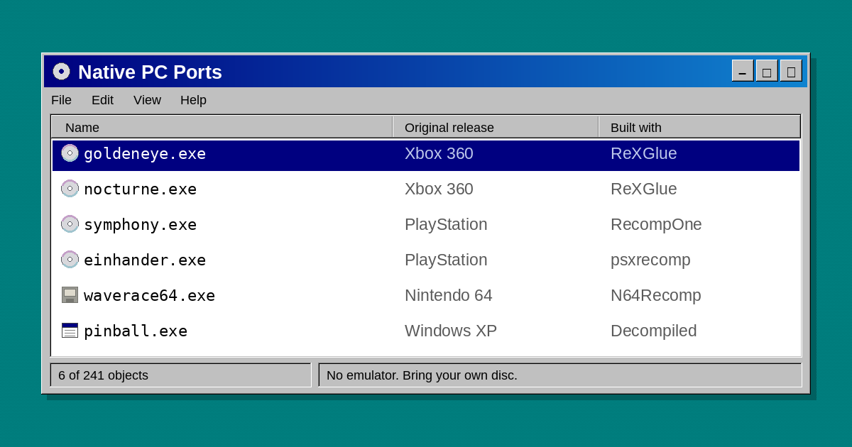 Notable PC Ports